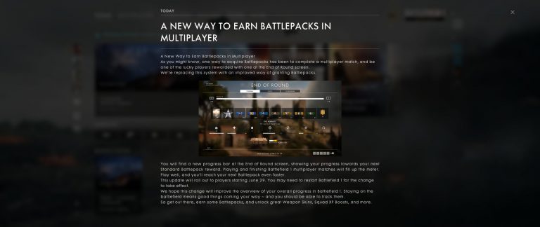 Battlefield 1 Battlepacks neu