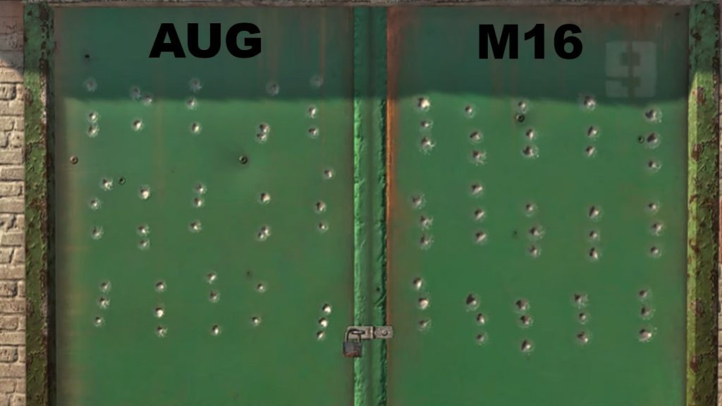 cod warzone waffen rückstoß vergleich M16 AUG